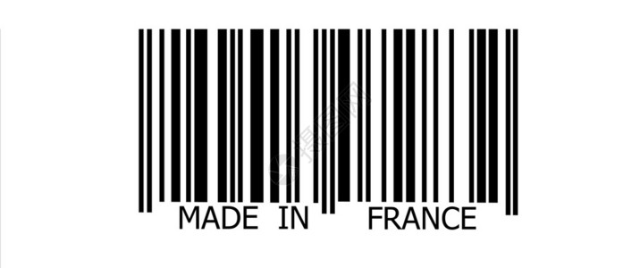 法国根据抽象条形码安全模式背景图片