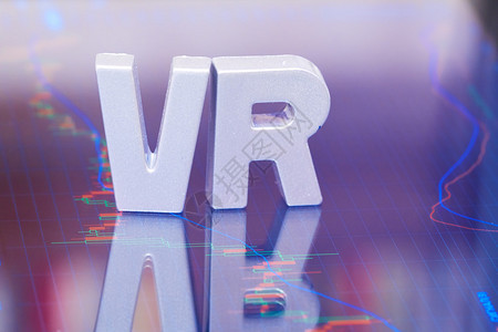 图形背景上的三维文字VR图片