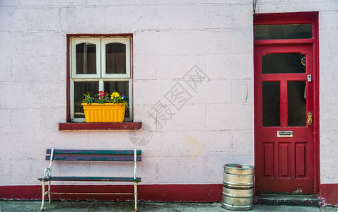 旧爱尔兰传统酒吧背景图片