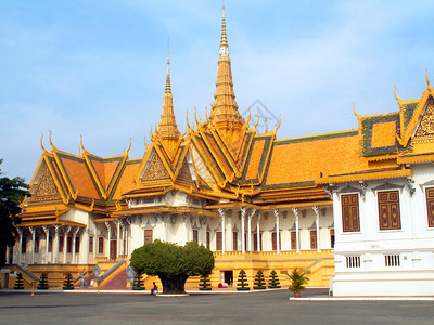 皇宫柬埔寨金图片