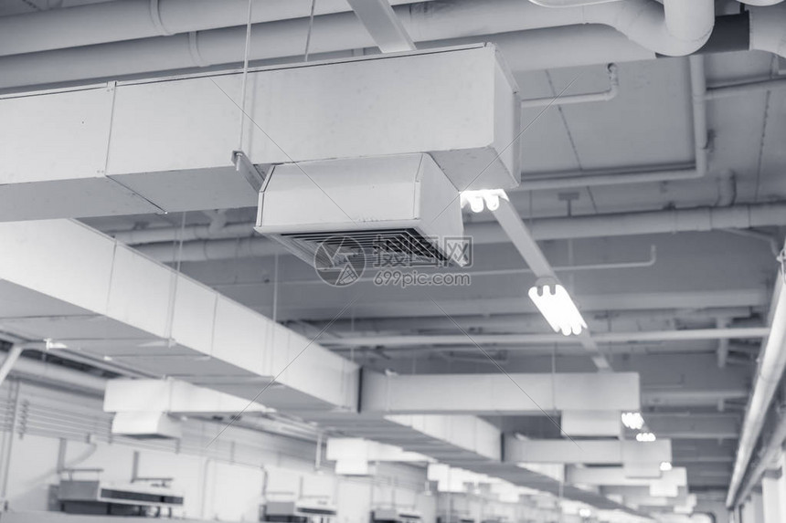建筑室内风管空调管道系统气流工业设计高清图片下载正版图片503560142摄图网
