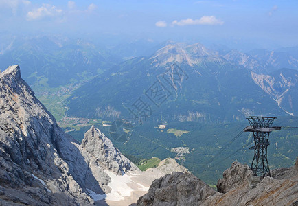 EibseeZugspitze夏背景图片