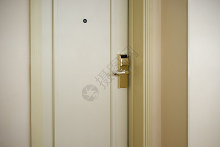 酒店防盗门锁背景图片