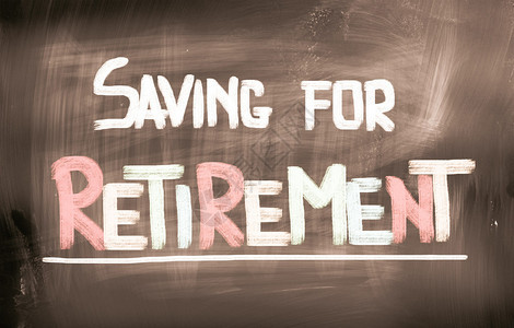 为退休储蓄概念图片