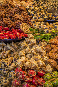 摩洛哥市场上的糖果图片