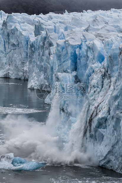 阿根廷帕塔哥尼亚的佩里托莫雷诺冰川壮丽景象人类发展图片
