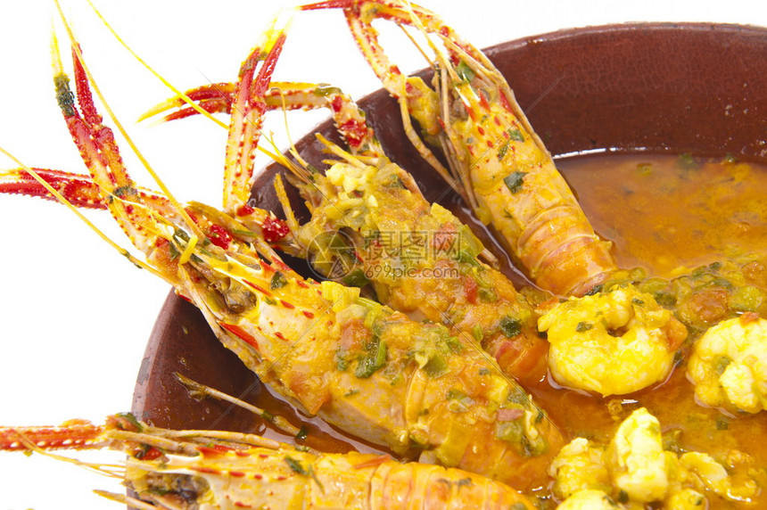 Langouustines炖菜图片