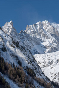 意大利奥斯塔谷博朗峰山图片
