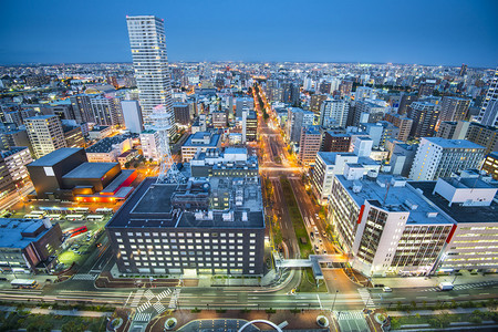 日本札幌市景图片