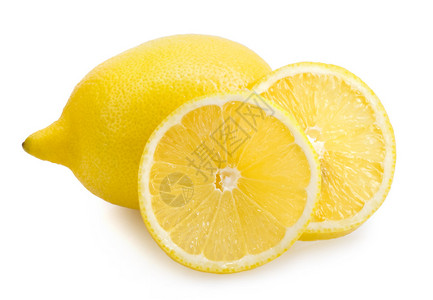 柠檬和切片图片