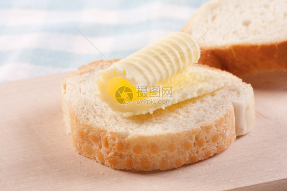 一块白面包面包法式面包图片