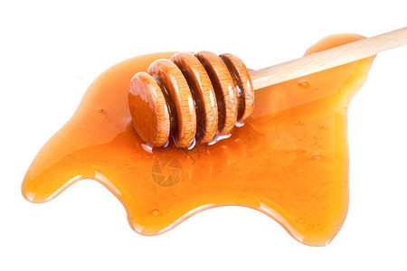 蜜糖棒与流动蜂蜜孤图片