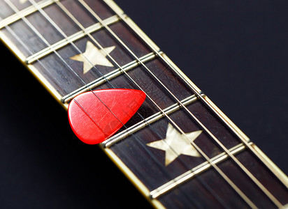 六弦电吉他特写图片