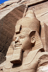 埃及和苏丹边境的阿布西姆贝尔大寺的拉姆图片