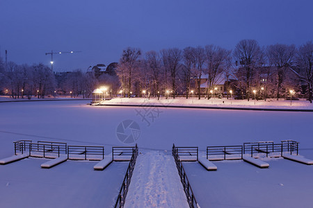 俄罗斯加里宁格勒冬季尤诺图片