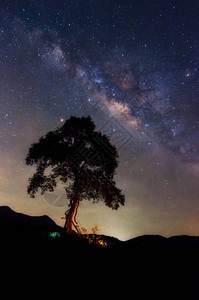 银河系与宇宙中的恒星和太空尘埃图片