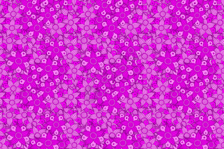 洋红色粉色和紫色的无缝装饰印花印度花卉佩斯利图案民族毛巾图片