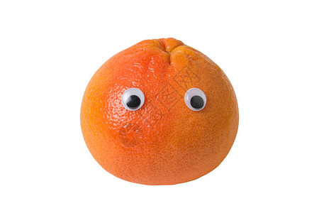 橘橙柑橘水果满白背景图片