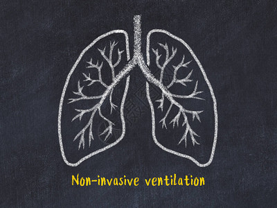 学习医学概念用非侵入通风方式填充肺图片