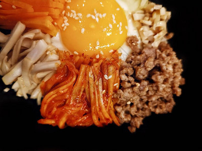 Bibimbip稻米与图片