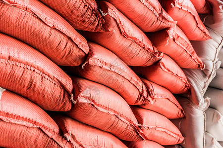 麻袋里的粮食背景图片