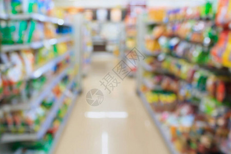 Aisle和Shelves的超市或便利商背景图片