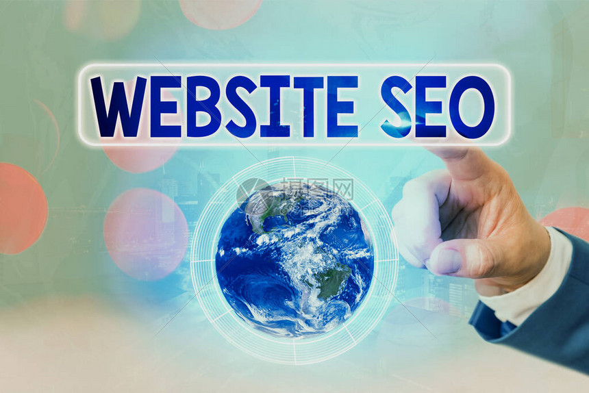 显示网站Seo的书写笔记用于增加网站访问者数量的策略的商业概念NASA提供的这高清图片下载-正版图片503726197-摄图网