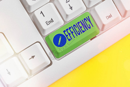 防止浪费资源能源金钱和时间的商务照片文本能力不同颜色的键盘背景图片