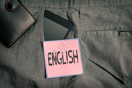 概念手写显示英语概念意义与英国展示语言文化英国文学类智能手机设备内图片