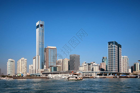 福建州Xiamen海背景图片