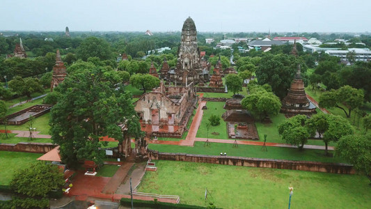 泰国Ayutthaya历史寺图片