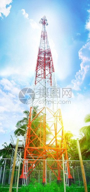 高频电话信号塔现代通讯设备图片