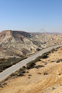Negev中东的一个沙漠位图片