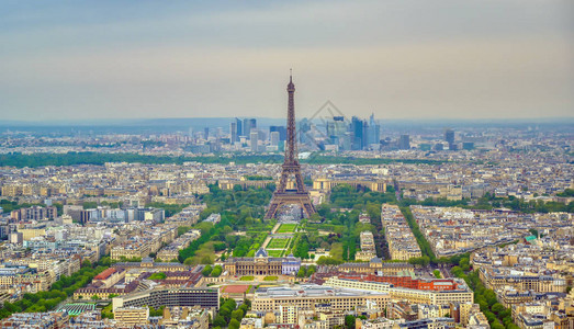 Eiffel铁塔和法国巴黎黄图片