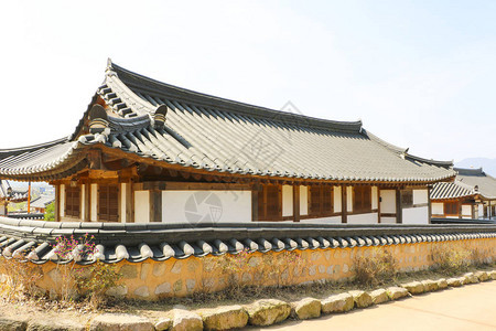 韩国的美丽传统建筑美图片