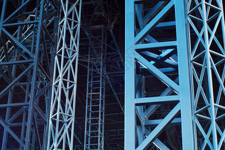 后台vip演唱会金属梁结构背景图片