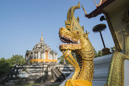 泰国北部南奔省南奔市的玉佛寺图片