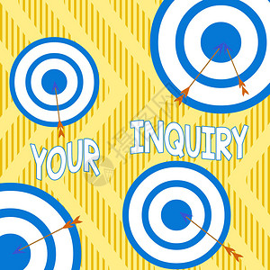 显示您的查询的文本符号非对称形状物体多色设计中通过询问箭头和圆形