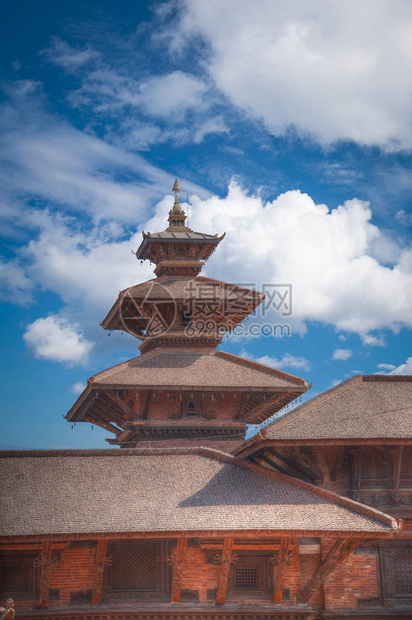 尼泊尔加德满都谷地古城的Patan图片
