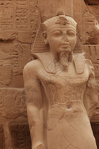 埃及卡纳克神庙雕塑图片