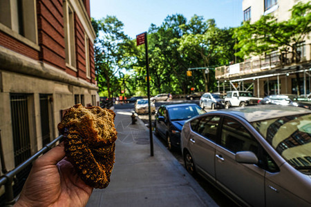 松饼和纽约市图片