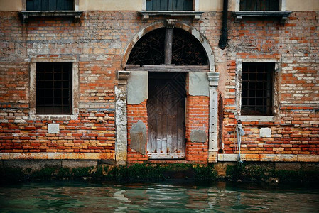 威尼斯运河风景与历史图片