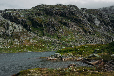 挪威Hardangervidda公园的山川图片