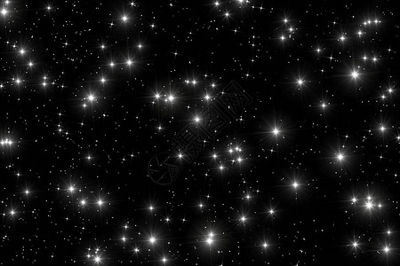黑夜星星图片