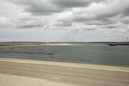荷兰哈林维利特有电力风背景图片