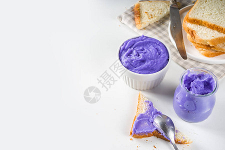 宇部哈拉雅哈拉扬宇部时尚的紫色哈拉亚山药果酱图片