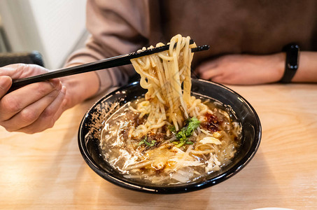 春节吃面背景图片