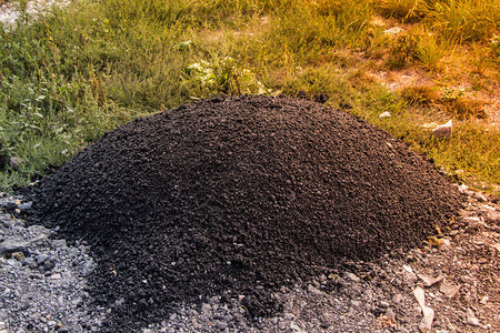 黑色花岗岩砾石背景图片