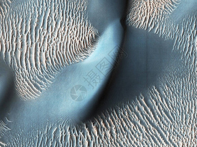 火星ProctorCrater的沙丘和波纹这幅由NASA提图片