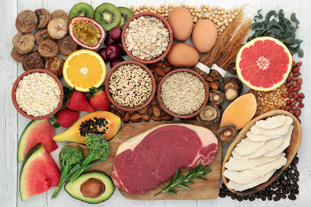 适合健身的高能量健康食品图片